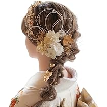 Amazon.co.jp: [Lomeri] ロメリ ゴールド カチューシャ ドライフラワー